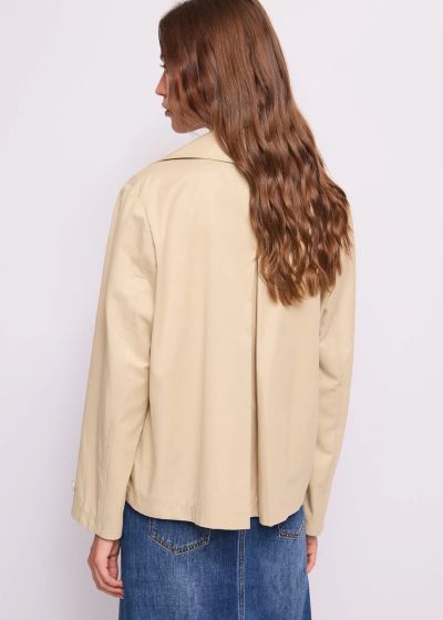 Дамско двуредов шлифер - градски стил и елегантност GAUDI (SKU) 611BD35021