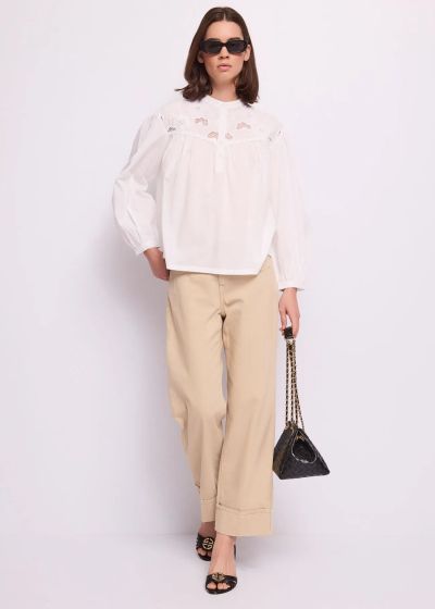 High-waisted flared jeans - modern comfort GAUDI (SKU) 611BD25030