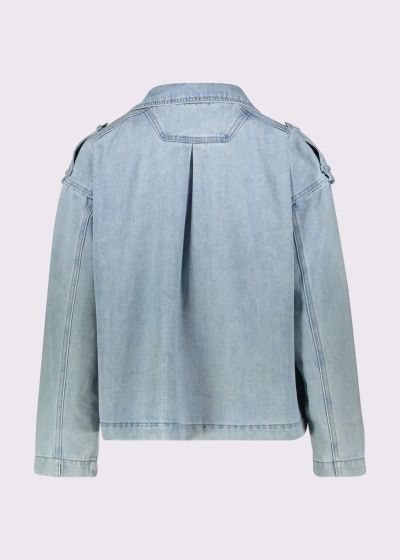 Denim jacket "Classic": Double-breasted, Loose - Perfect for every style GAUDI (SKU) 611BD36003