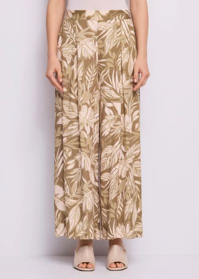 Floral viscose trousers - Elegant comfort GAUDI (SKU) 611BD25034