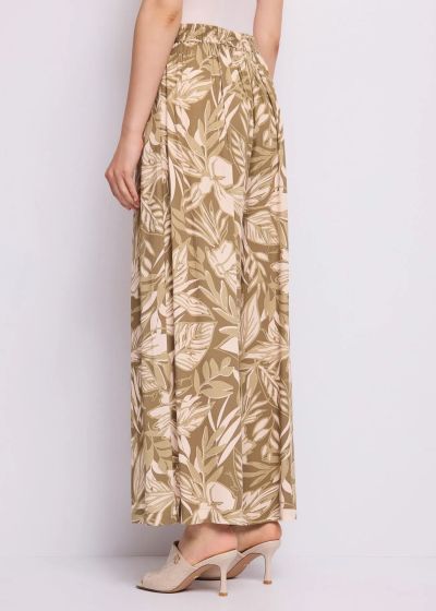 Floral viscose trousers - Elegant comfort GAUDI (SKU) 611BD25034