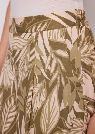 Floral viscose trousers - Elegant comfort GAUDI (SKU) 611BD25034