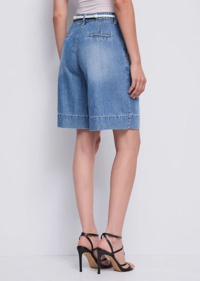 Women's high-waisted denim shorts GAUDI (SKU) 611BD26026