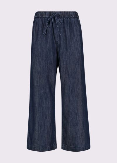 Women's casual trousers with elastic waist - urban style GAUDI (SKU) 611BD26005