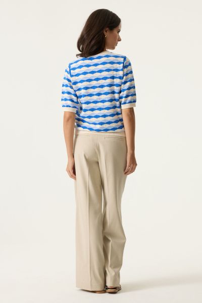 Дамска  блуза с къси ръкави от фино плетиво GARCIA (SKU) O260046