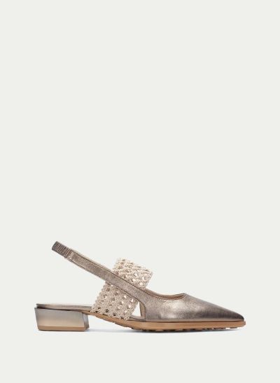 Elegant women's sandals with low heels - pointed toe! HISPANITAS (SKU)264866