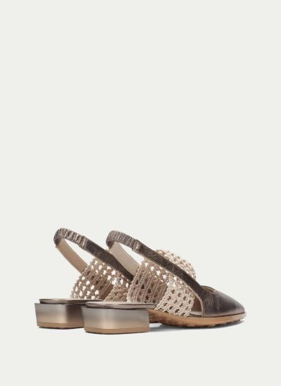 Elegant women's sandals with low heels - pointed toe! HISPANITAS (SKU)264866