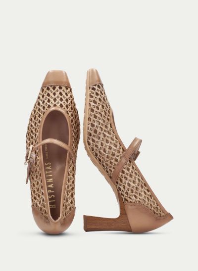 Ladies' elegant shoe in brown color HISPANITAS(SUK)264609