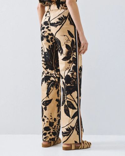 Floral women's high-waisted pants - comfort and style ACCESS FASHION (SKU) 5098