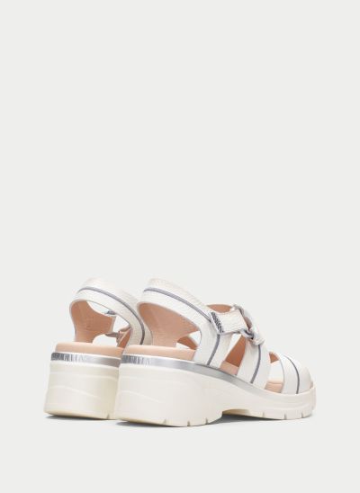 White women's platform sandals - Everyday comfort HISPANITAS (SKU)264570