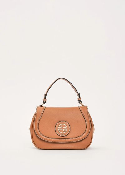 Дамска чанта с горна дръжка в топло кафяв цвят GAUDI (SKU) 12723