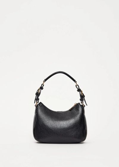 Черна дамска чанта - мини модел с капси GAUDI (SKU) 12813