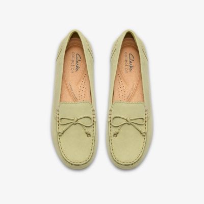 Green nubuck loafers - classic comfort!!!CLARKS (SKU)26186935
