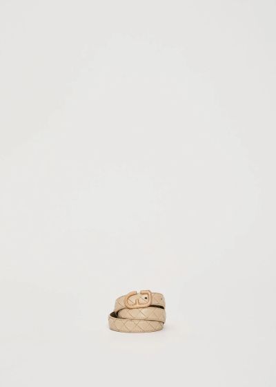 Women's stylish belt in beige color GAUDI (SKU) 12855