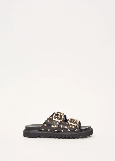 Дамски чехли в черно с капси - стил и комфорт GAUDI (SKU) V6365060