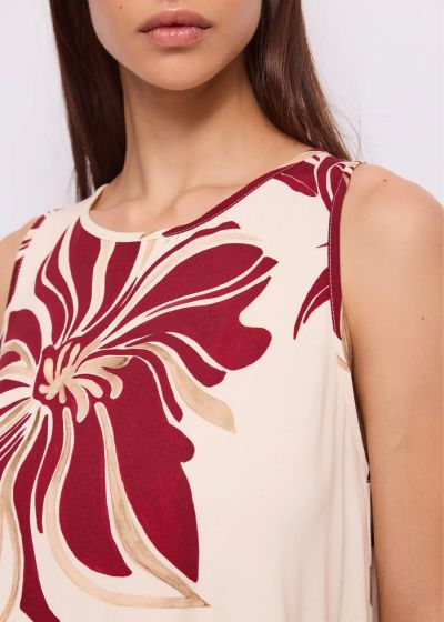 Рокля от Вискоза: Елегантна и Удобна, Без Ръкави GAUDI (SKU) 611FD15044