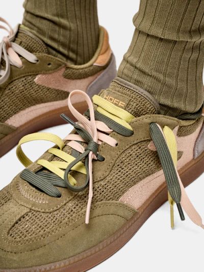 Green women's sneakers - classic style!!!HOFF (SKU)12519018