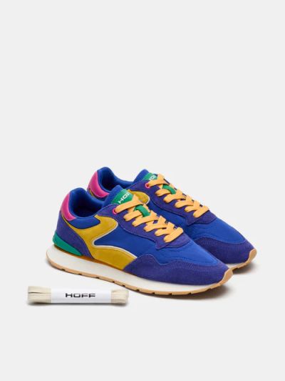 Blue women's sneakers with yellow - Sporty style and comfort!HOFF (SKU)12602016