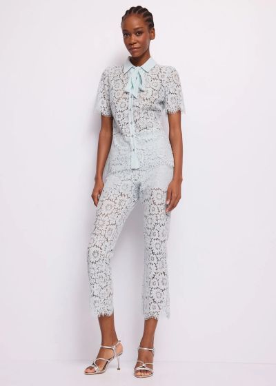 Елегантна риза от памучна дантела GAUDI (SKU) 611FD45016