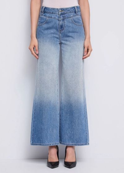 Дънки с камъчета и висока талия - елегантни и стилни GAUDI (SKU) 611BD26010