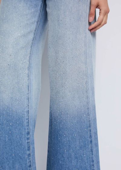 Дънки с камъчета и висока талия - елегантни и стилни GAUDI (SKU) 611BD26010