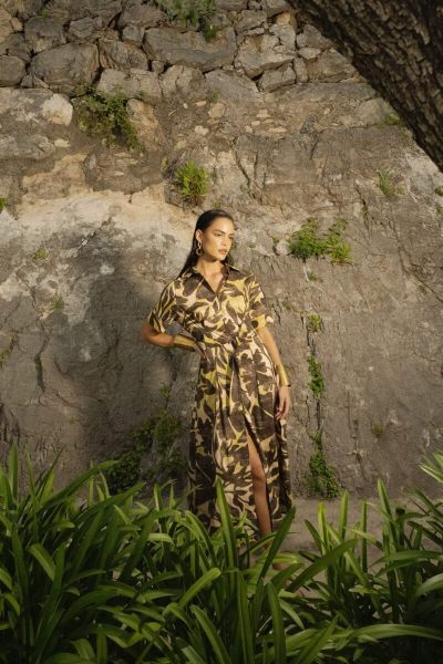 Миди Рокля с Колан - стилна и удобна LE SARTE DEL SOLE (SKU) 3937