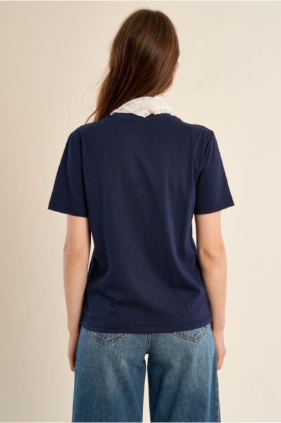 Дамска тениска с аксесоар Bohemian - елегантен стил и комфорт MOLLY BRACKEN (SKU)  E1786EP