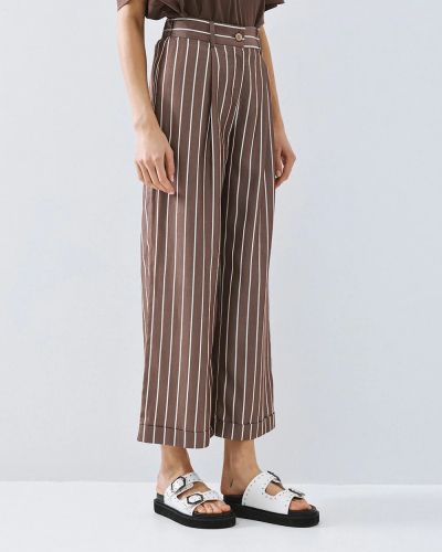 Striped Women's High Waisted Pants - Elegant Comfort ACCESS FASHION (SKU) 5128