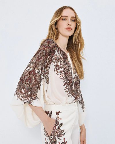 Дамска риза с регулируемо деколте и широки ръкави ACCESS FASHION (SKU) 2084