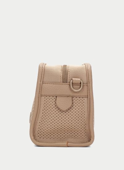 Бежова чанта през рамо с лого - елегантна и стилна!HISPANITAS (SKU)264547