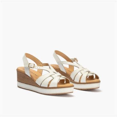 White platform sandals - elegant and comfortable!PITILLOS (SKU)11283