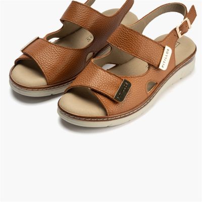 Кафяви Дамски Сандали - Ежедневни и Удобни!PITILLOS (SKU)11000