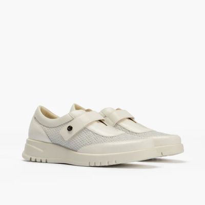 White women's shoes with velcro - Everyday comfort!PITILLOS (SKU)20303