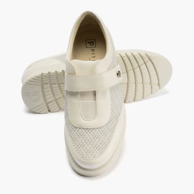 White women's shoes with velcro - Everyday comfort!PITILLOS (SKU)20303