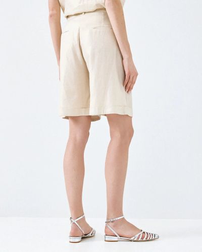 Stylish women's trousers with a golden hue - elegant style ACCESS FASHION (SKU) 5104