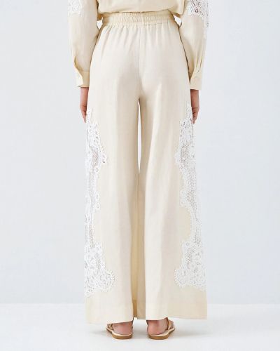 Елегантен панталон с дантела и висока талия ACCESS FASHION (SKU) 5039