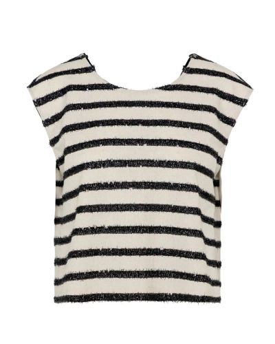 Блуза с Контраст и V образен гръб - Елегантност и Комфорт ACCESS FASHION (SKU) 2093