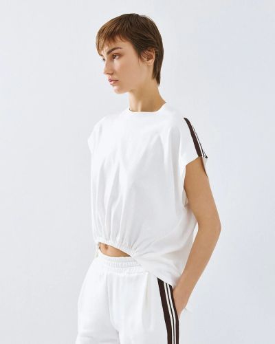 Асиметрична Дамска Блуза с Къси Ръкави ACCESS FASHION (SKU) 2107