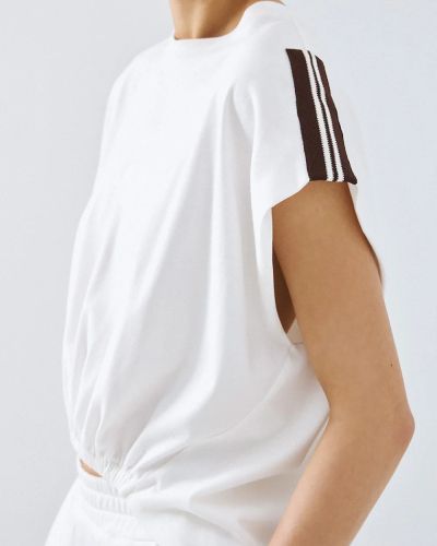 Асиметрична Дамска Блуза с Къси Ръкави ACCESS FASHION (SKU) 2107