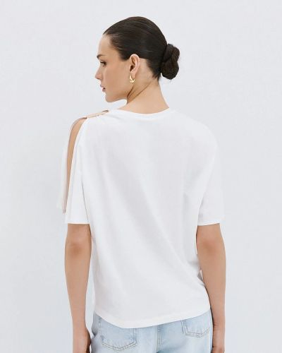 Блуза с къс ръкав и метален акцент ACCESS FASHION (SKU) 2204