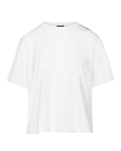 Блуза с къс ръкав и метален акцент ACCESS FASHION (SKU) 2204