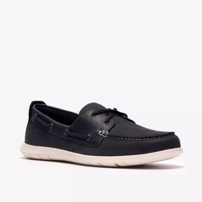 Men's loafers made of natural nubuck in dark color - style, elegance and comfort!CLARKS (SKU)26187416