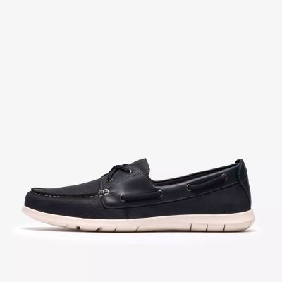 Men's loafers made of natural nubuck in dark color - style, elegance and comfort!CLARKS (SKU)26187416