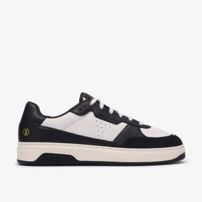 Men's casual leather shoes / sneakers made of luxurious genuine leather CLARKS (SKU)26186553