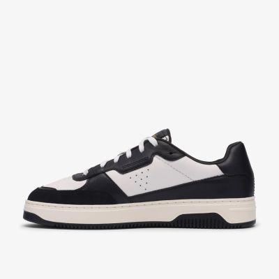 Men's casual leather shoes / sneakers made of luxurious genuine leather CLARKS (SKU)26186553