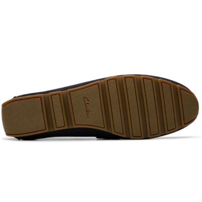Men's Classic Navy Blue Suede Moccasin - Elegant and Comfortable!CLARKS (SKU)26184514
