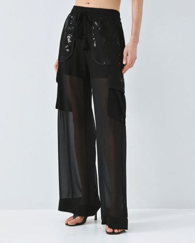 Тренди Дамски Карго Панталон с Прозрачен Крачол – Модерна Визия ACCESS AFSHION (SKU) 5000