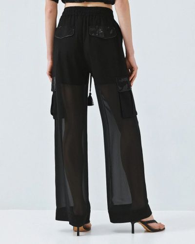 Тренди Дамски Карго Панталон с Прозрачен Крачол – Модерна Визия ACCESS AFSHION (SKU) 5000