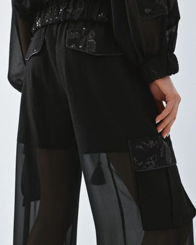 Тренди Дамски Карго Панталон с Прозрачен Крачол – Модерна Визия ACCESS AFSHION (SKU) 5000