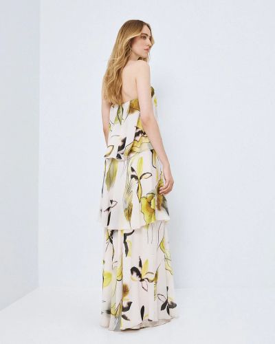 Дамска рокля с флорален принт и голи рамен - елегантна визия ACCESS FASHION (SKU) 3374